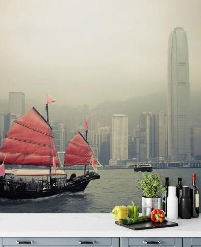 tåget hong kong med båd tapet