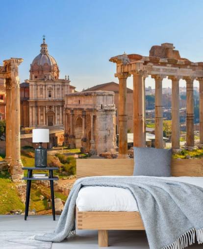roman ruins wallpaper mural
