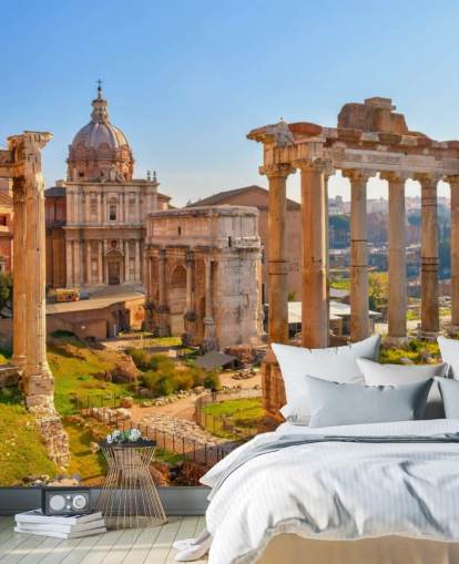 roman ruins wallpaper mural