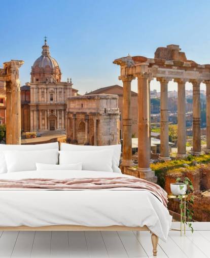 roman ruins wallpaper mural