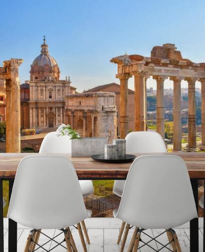 roman ruins wallpaper mural