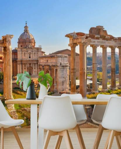 papel pintado ruinas romanas