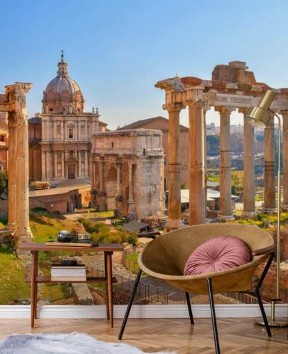 roman ruins wallpaper mural roman ruins wallpaper mural