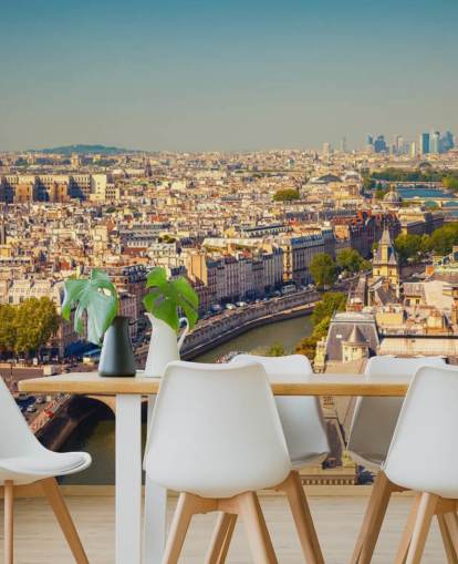 Flyfoto av Paris Bakgrunn