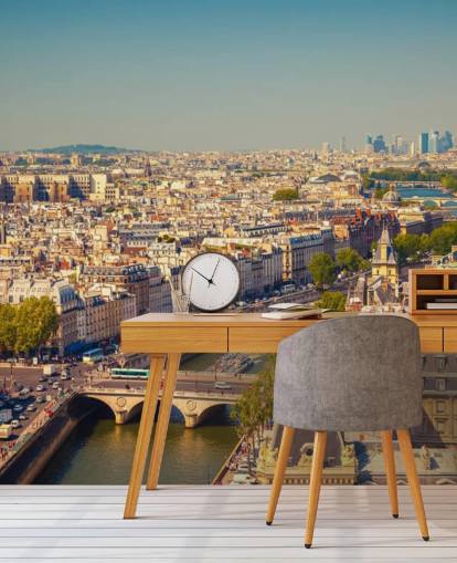 Papel de Parede Vista Aérea de Paris