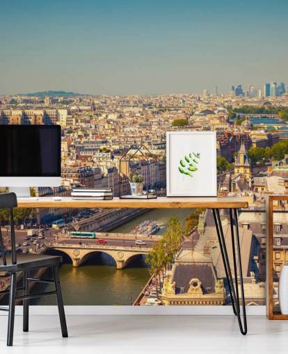 Aerial View of Paris Wallpaper Aerial View of Paris Wallpaper