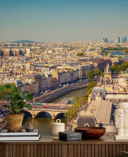 Luftaufnahme von Paris Wallpaper Luftaufnahme von Paris Wallpaper