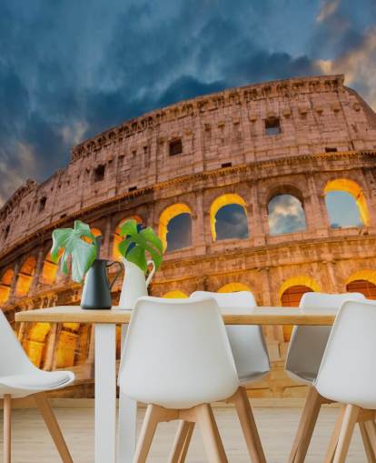 rome colosseum tapet
