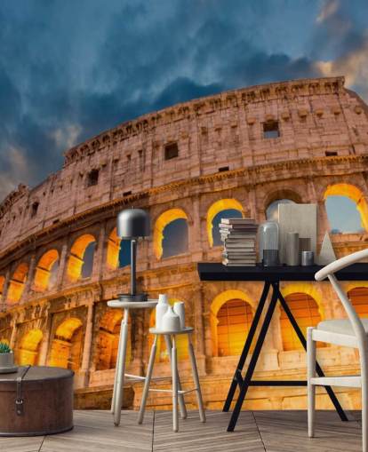 carta da parati roma colosseum