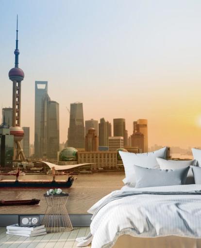 Shanghai Shanghai Skyline Wallpaper