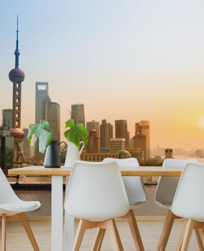 Shanghái Shanghai Skyline Wallpaper