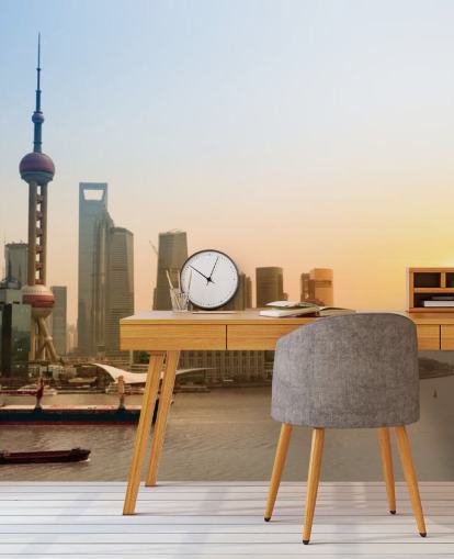 Shanghái Shanghai Skyline Wallpaper