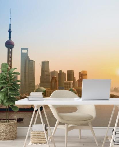 Shanghai Shanghai Skyline Wallpaper