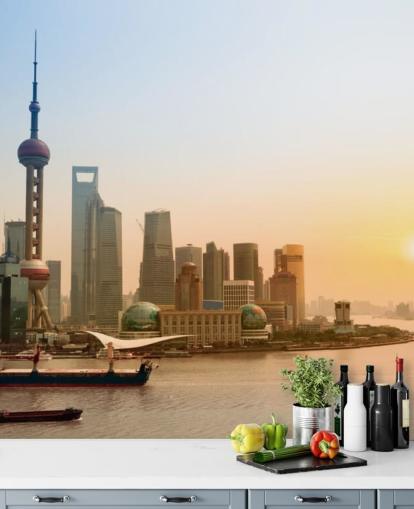 Shanghái Shanghai Skyline Wallpaper