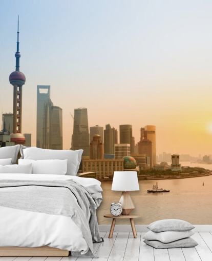 Shanghai Shanghai Skyline Wallpaper