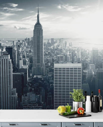 New York Skyline Baggrund