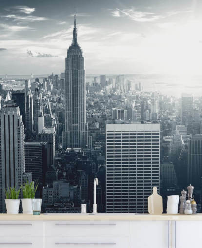 Skyline behang van New York