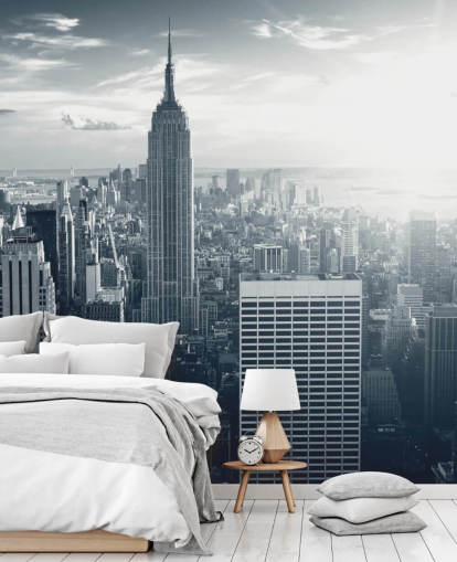 New York Skyline Baggrund New York Skyline Baggrund
