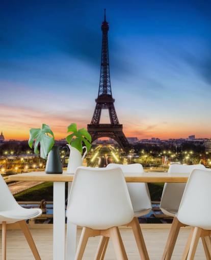 Fondo de pantalla de París en la noche