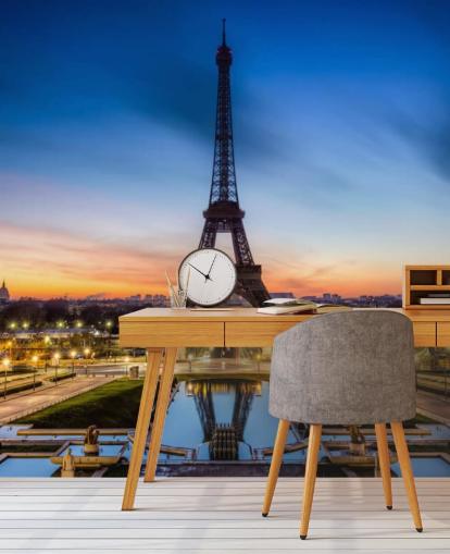 Fondo de pantalla de París en la noche