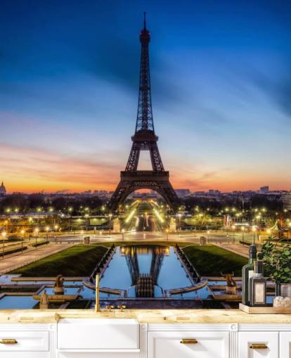 Fondo de pantalla de París en la noche