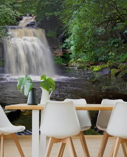 Secret Woodland Waterfall Wallpaper Secret Woodland Waterfall Wallpaper