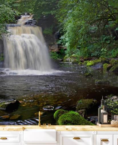 Carta da parati Secret Woodland Waterfall