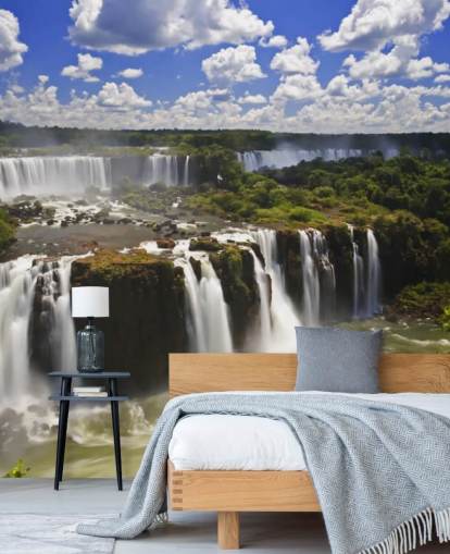 Tropisk Iguassu Vandfald Vægmaleri