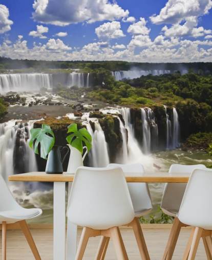 Tropical Iguassu Waterfall Wall Mural Tropical Iguassu Waterfall Wall Mural