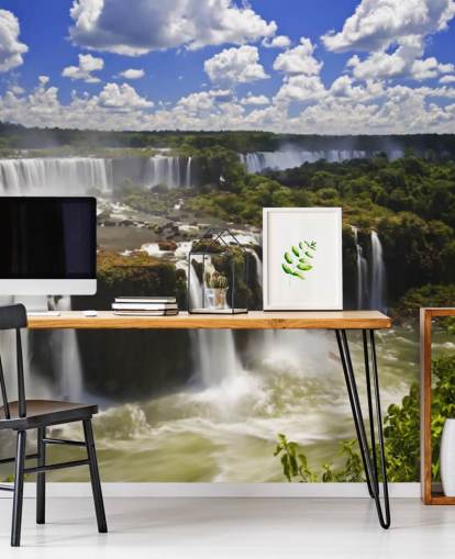 Décoration murale cascade tropicale d'Iguaçu