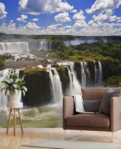 Tropische Iguassu waterval muurschildering