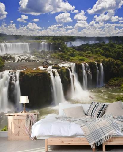 Décoration murale cascade tropicale d'Iguaçu