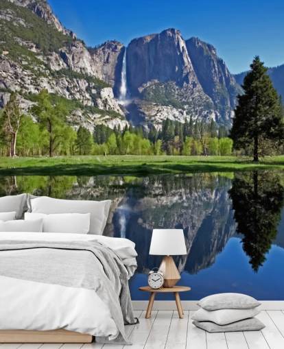Lake and Mountain View Wall Mural Lake and Mountain View Wall Mural
