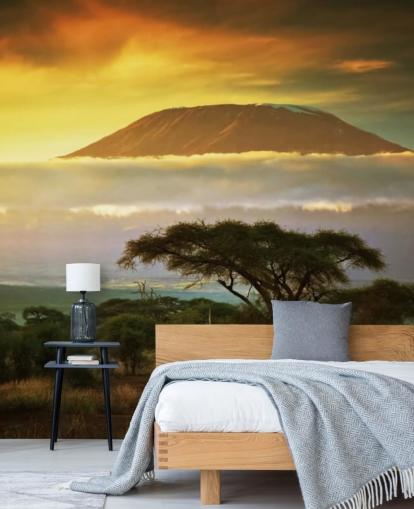 Mount Kilimanjaro above Clouds Wall Mural