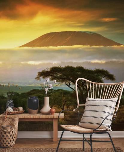 Décoration murale Mont Kilimandjaro au-dessus des nuages