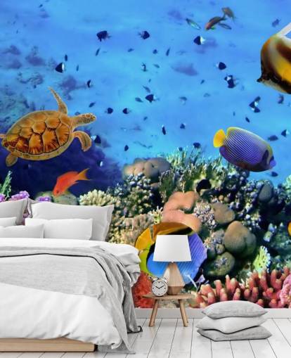 Coral and Fish Wall Mural Coral and Fish Wall Mural
