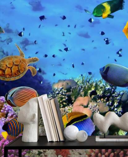 Colourful Fish and Coral Wallpaper