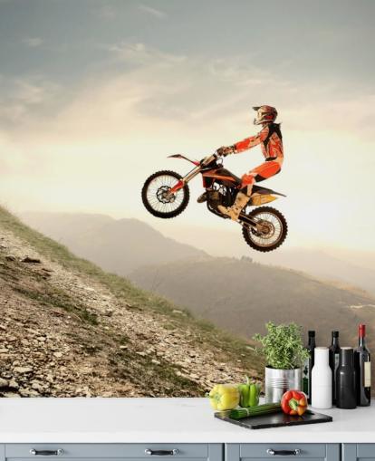 Flying Motocross Rider Wallpaper Flying Motocross Rider Wallpaper