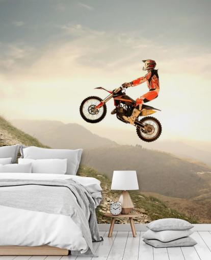 Flying Motocross Rider Wallpaper Flying Motocross Rider Wallpaper