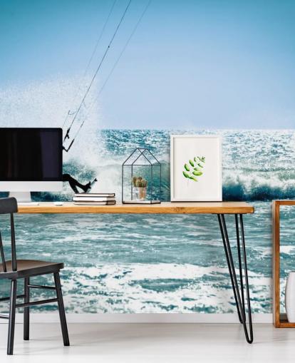 Carta da parati Surfer Kite Surfing