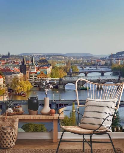 Prague River Wall Mural