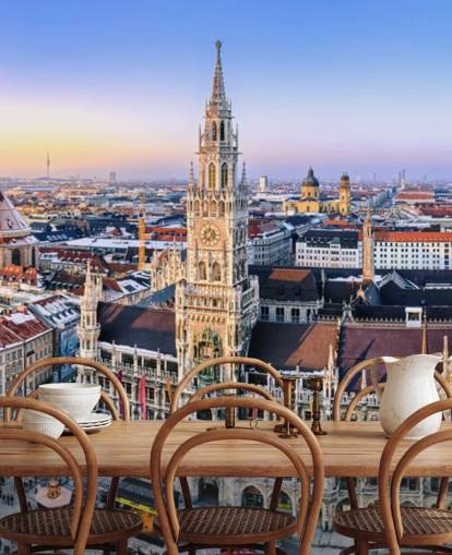 Historisk München Tyskland Baggrund