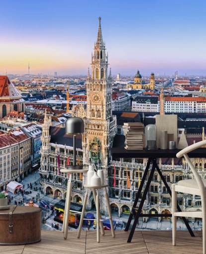 Historiallinen München Saksa Taustakuva Historiallinen München Saksa Taustakuva