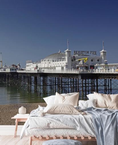 Brighton Pier on a Sunny Day Wallpaper