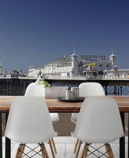 Brighton Pier on a Sunny Day Wallpaper