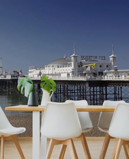 Brighton Pier on a Sunny Day Wallpaper
