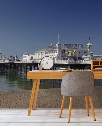 Brighton Pier on a Sunny Day Wallpaper