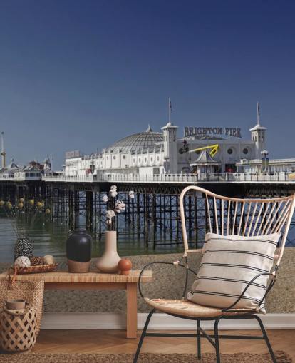 Brighton Pier on a Sunny Day Wallpaper