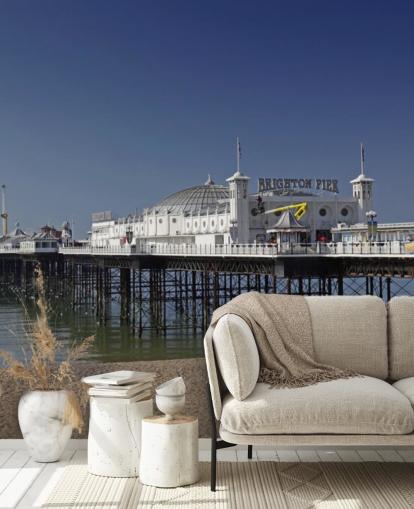 Sfondo Brighton Pier in una giornata di sole