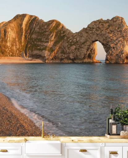 Durdle Door Sea Arch, Dorset Beach Wallpaper